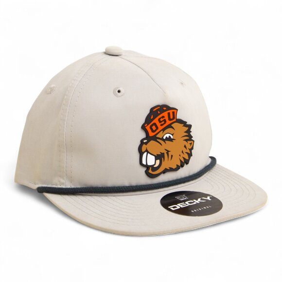 Oregon State Beavers Benny 3D Classic Rope Hat- Grey/ Charcoal - Picture 2 of 3